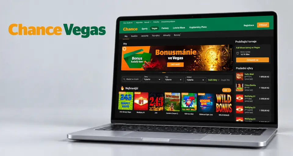 Chance Vegas na počítači