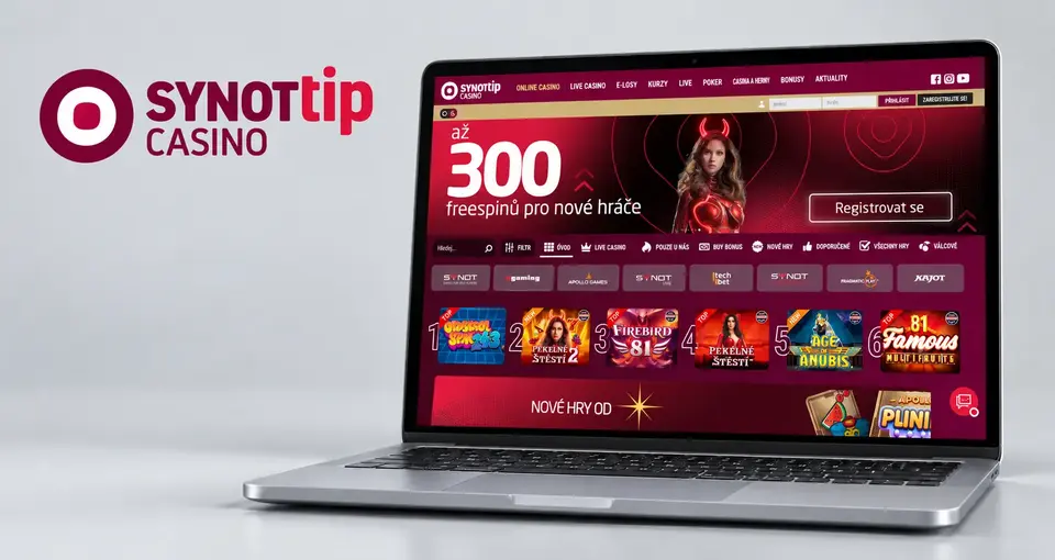 SYNOT TIP Casino na počítači